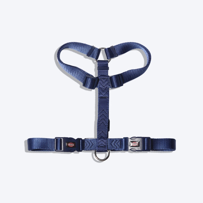 Trixie Premium Nylon H-Harness For Dogs – Indigo
