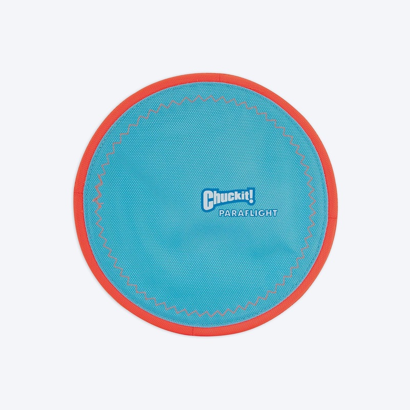 Chuckit! Paraflight Dog Toy – Blue & Orange – L