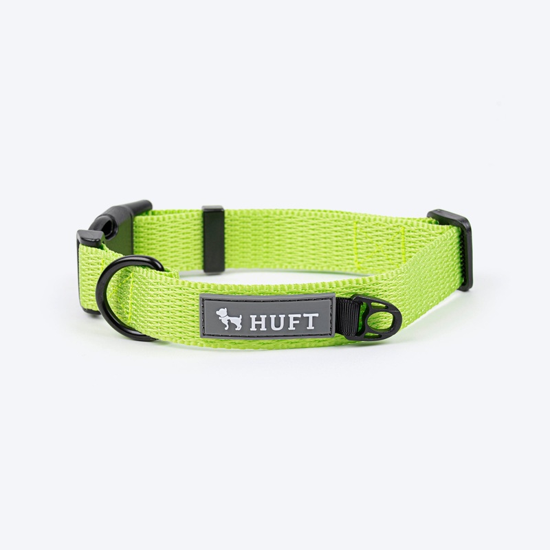 HUFT Basics Dog Collar – Neon Green