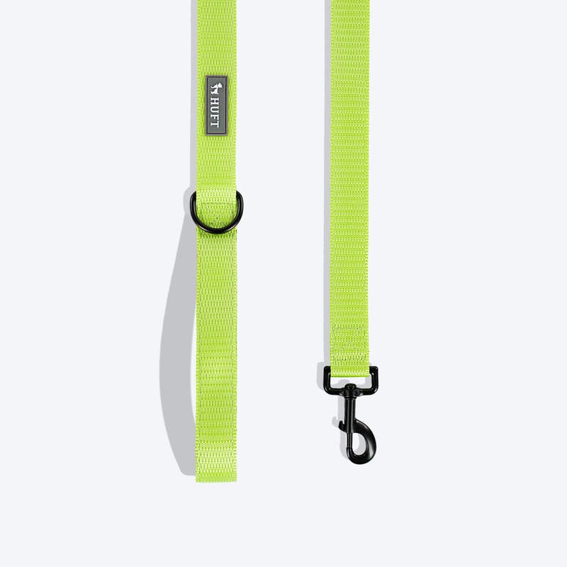 HUFT Basics Dog Leash – Neon Green