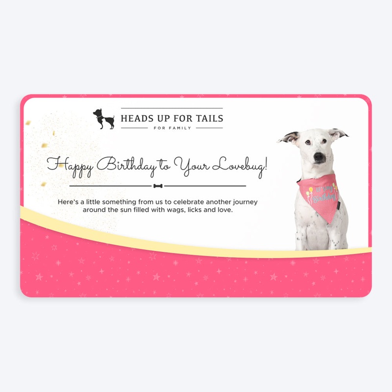 HUFT Happy Birthday To Your Lovebug Gift Card