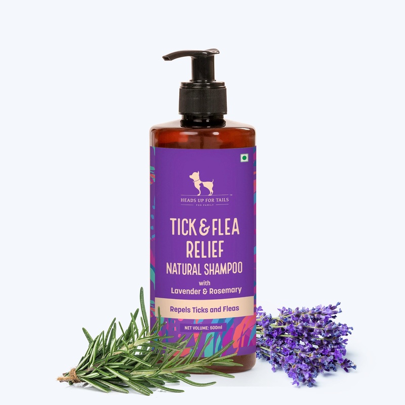 HUFT Natural Tick & Flea Repellent Shampoo for Dogs