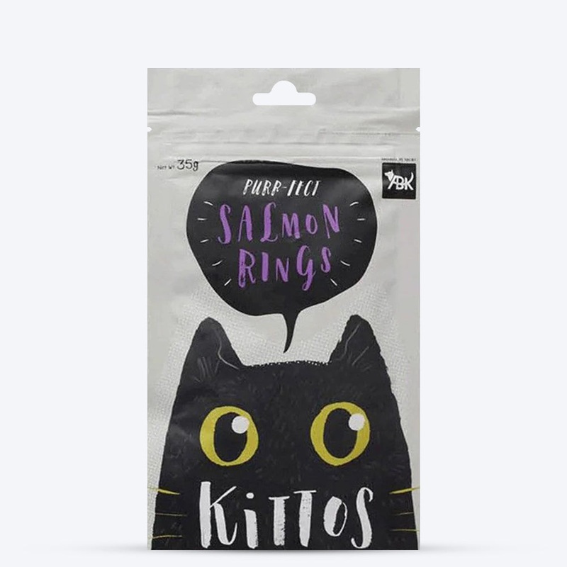 Kittos Purr-Fect Salmon Rings Cat Treats – 35 g