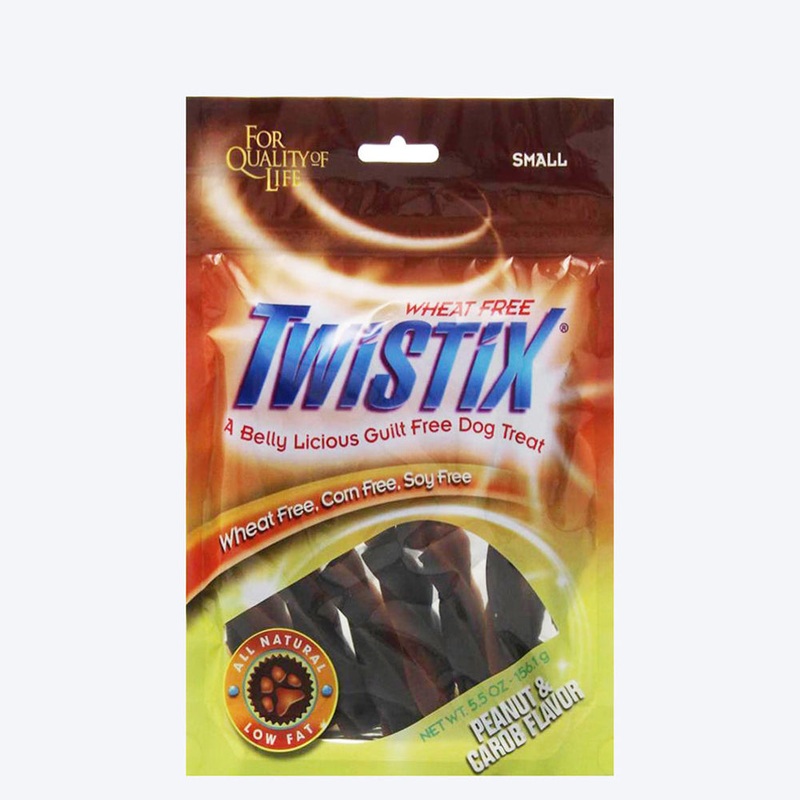 NPIC Twistix Peanut & Carob Dog Treats – 156 g