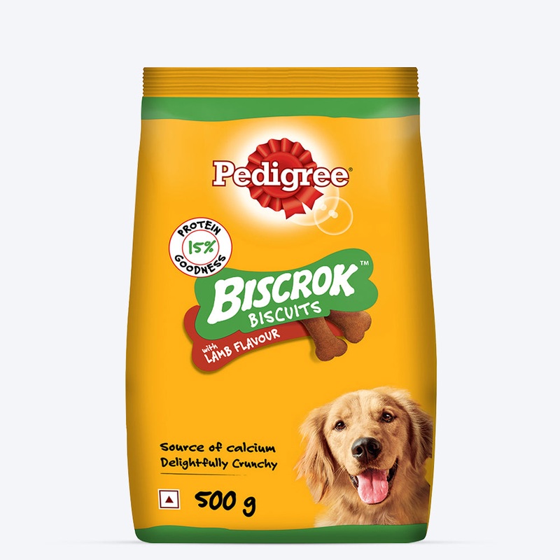 Pedigree Biscrok Biscuits for Dogs – Lamb Flavour