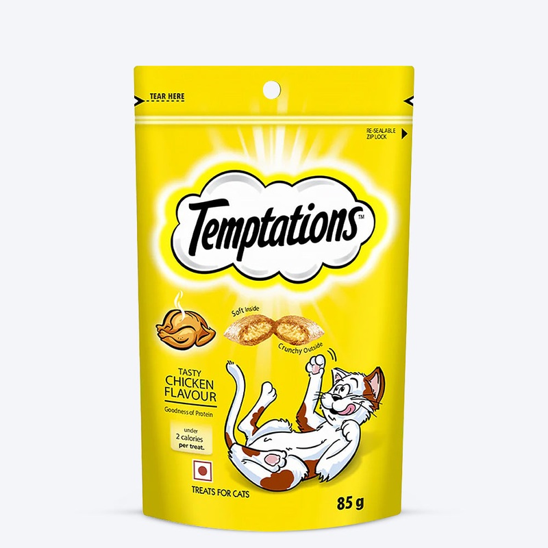 Temptations Cat Treat Tasty Chicken Flavour – 85g