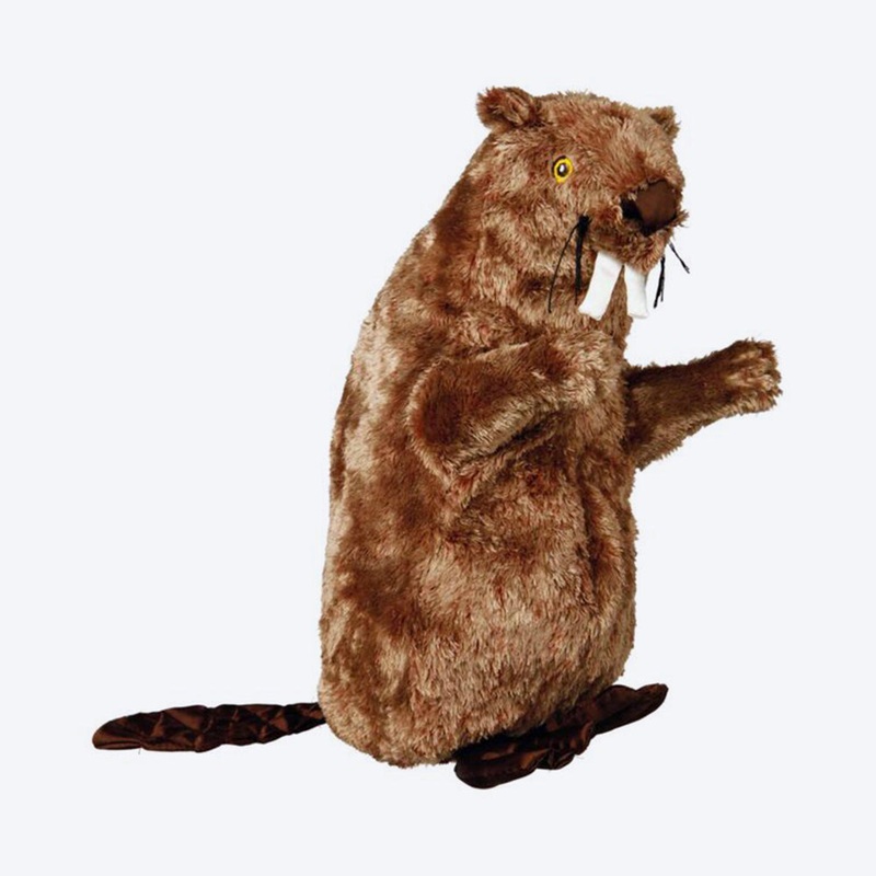 Trixie Beaver Animal Sound Plush Dog Toy – Brown – 27 cm
