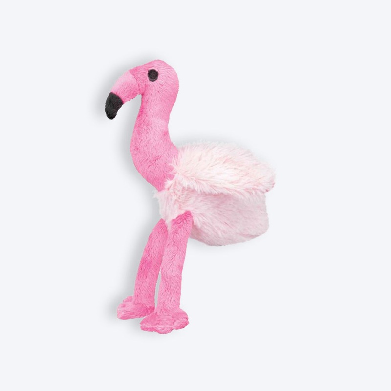 Trixie Flamingo With Sound Plush Dog Toy – Pink – 35 cm