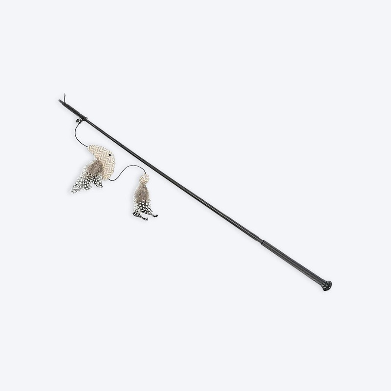 Trixie Interactive Cat Toys with Catnip – Playing Rod With Fish