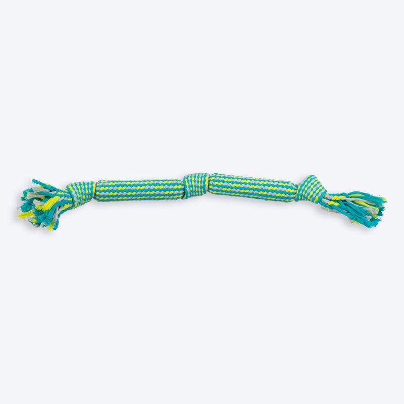 Trixie Playing Rope With Sound Dog Toy – Blue – 48 cm