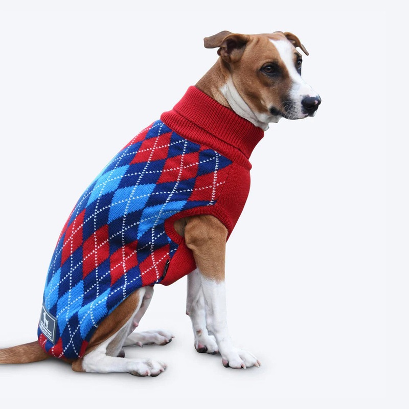 HUFT Argyle Dog Sweater|XS|S|M|L|XL|XXL|3XL|4XL