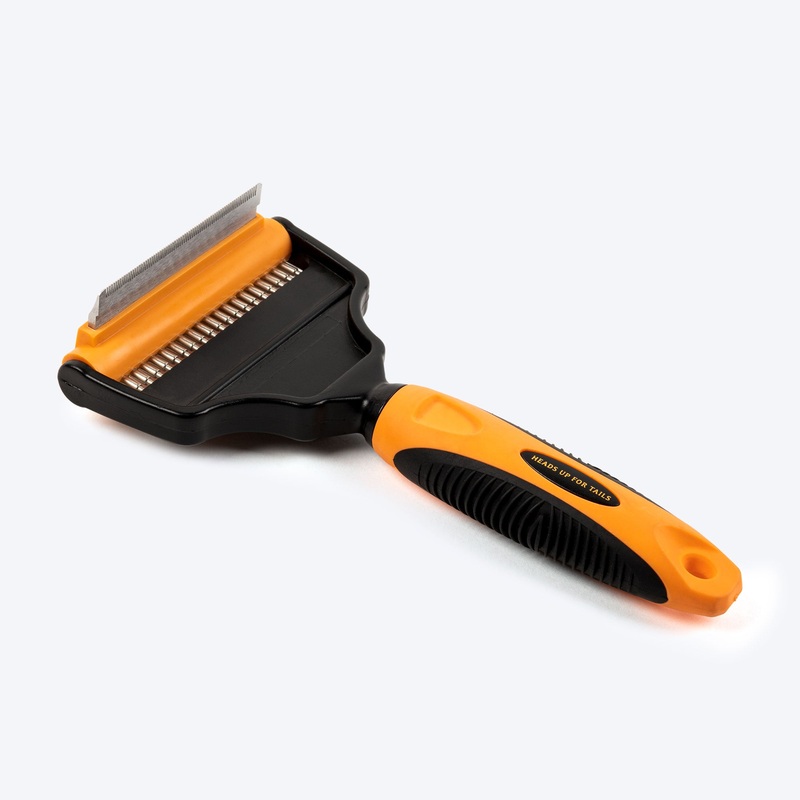 HUFT Deshedder with Rake for Dogs – Orange