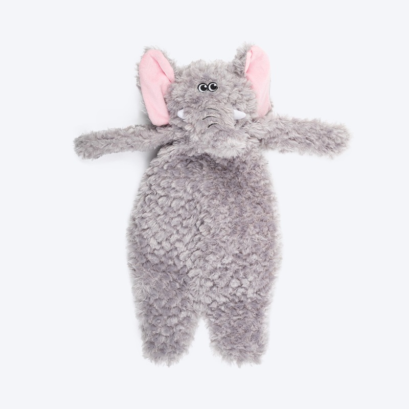 HUFT Goofy Elly Plush Toy For Dog – Grey