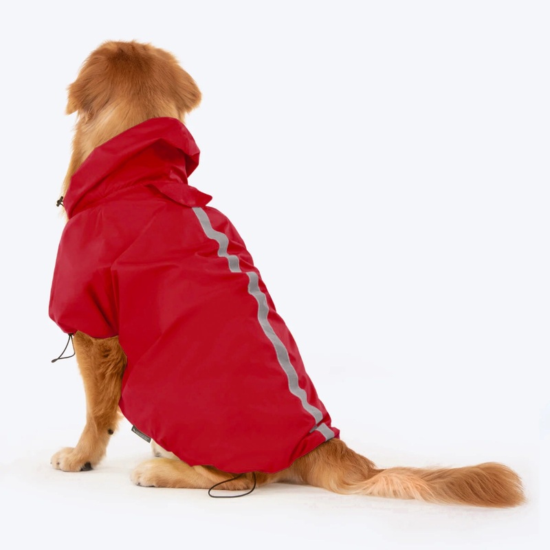 HUFT Magical Mist Dog Raincoat – Red