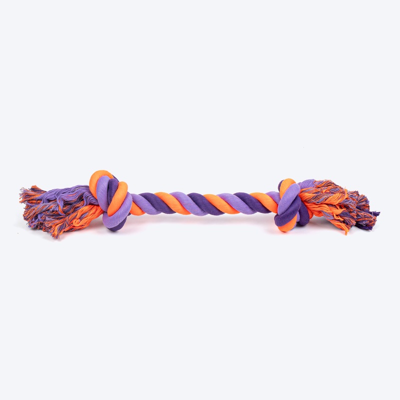 HUFT Tuggables Rope Toy For Dog – Orange & Mauve