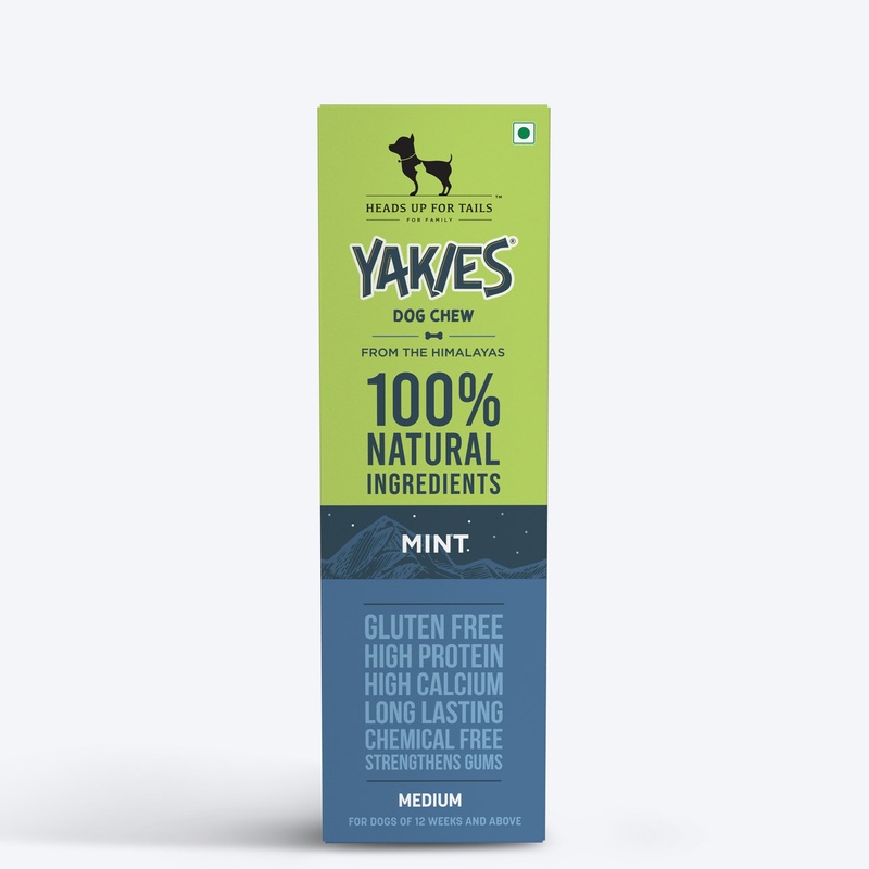 HUFT Yakies Vegetarian Natural Chew Bone – Mint