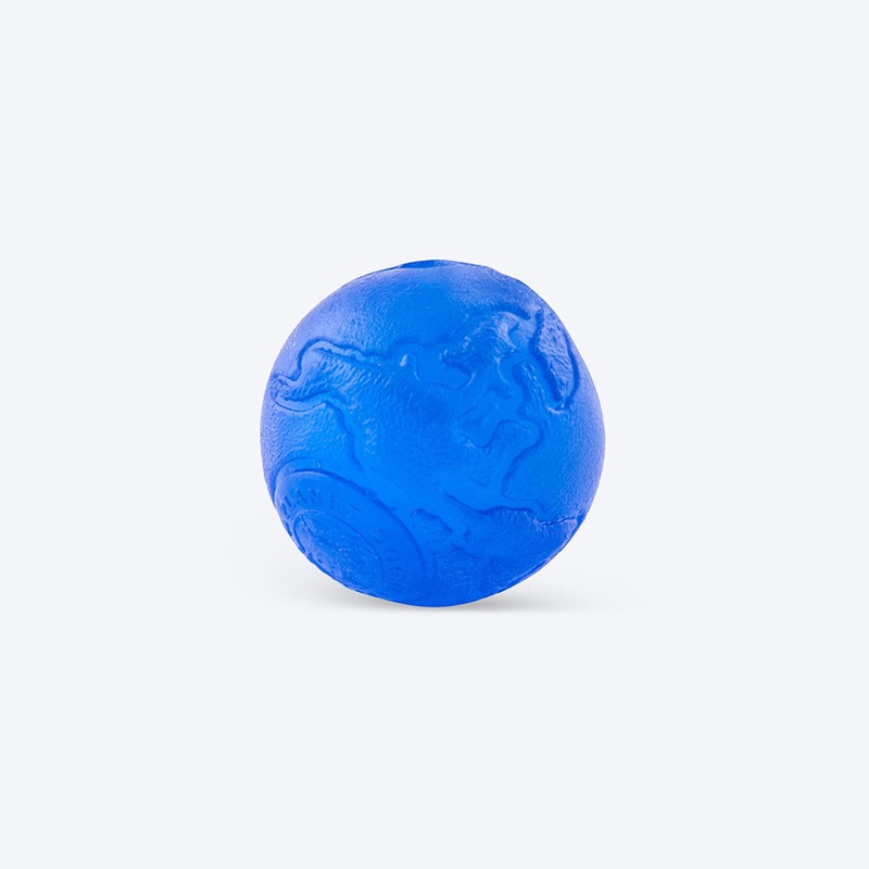 Petstages Orbee-Tuff Planet Treat Dispensing Ball Interactive Dog Toy – Royal Blue – M