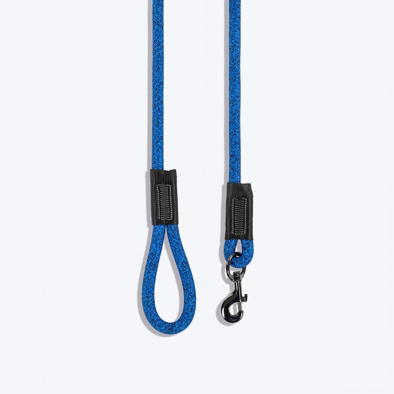 TLC Melange Rope Leash For Dog – Blue