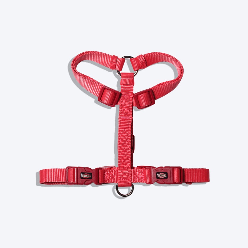 Trixie Premium Nylon H-Harness For Dogs – Fuchsia