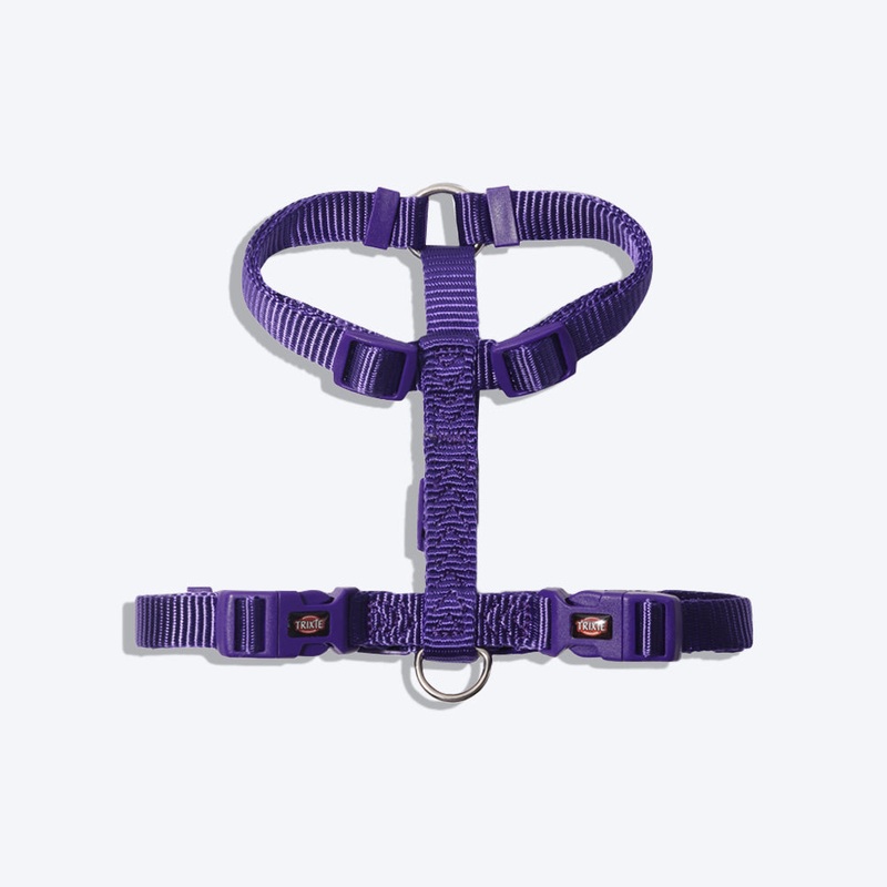 Trixie Premium Nylon H-Harness For Dogs – Violet
