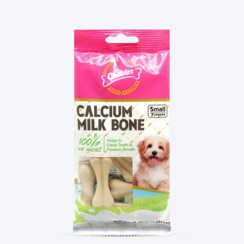 Gnawlers Calcium Milk Bones Dog Treats – Small