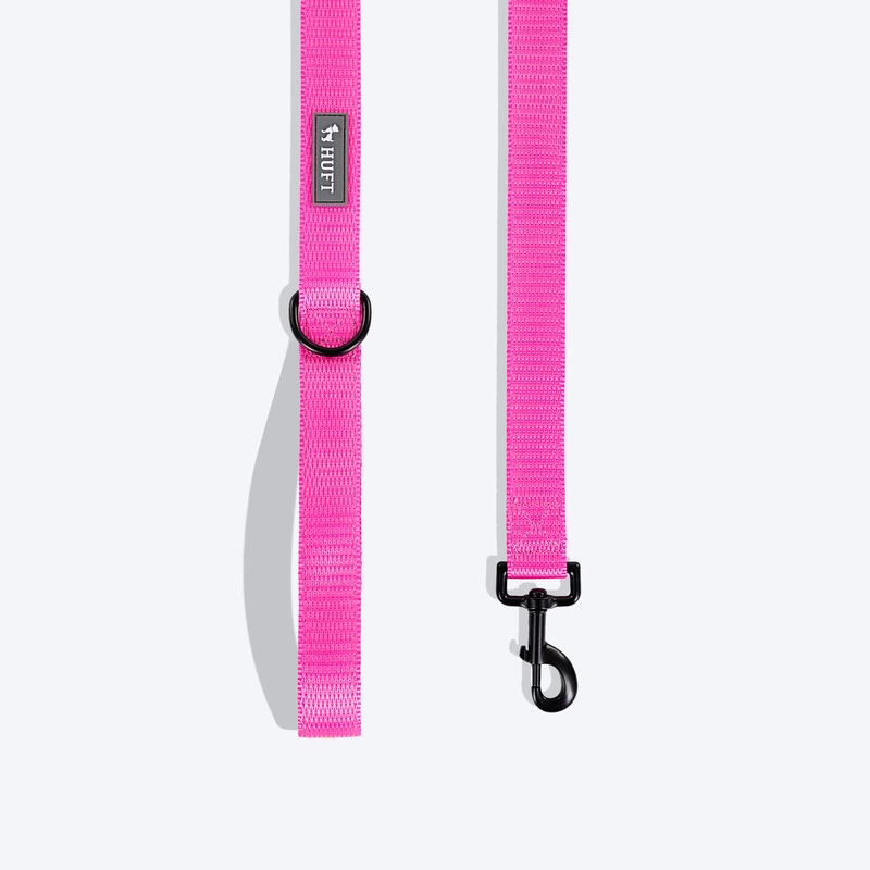 HUFT Basics Dog Leash – Pink|XS/S|M/L