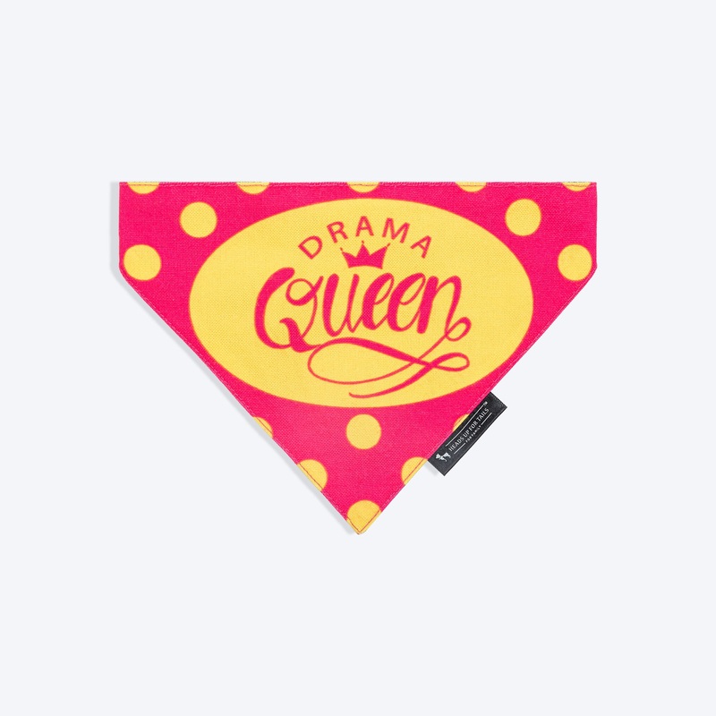 HUFT Drama Queen Bandana For Dog – Pink