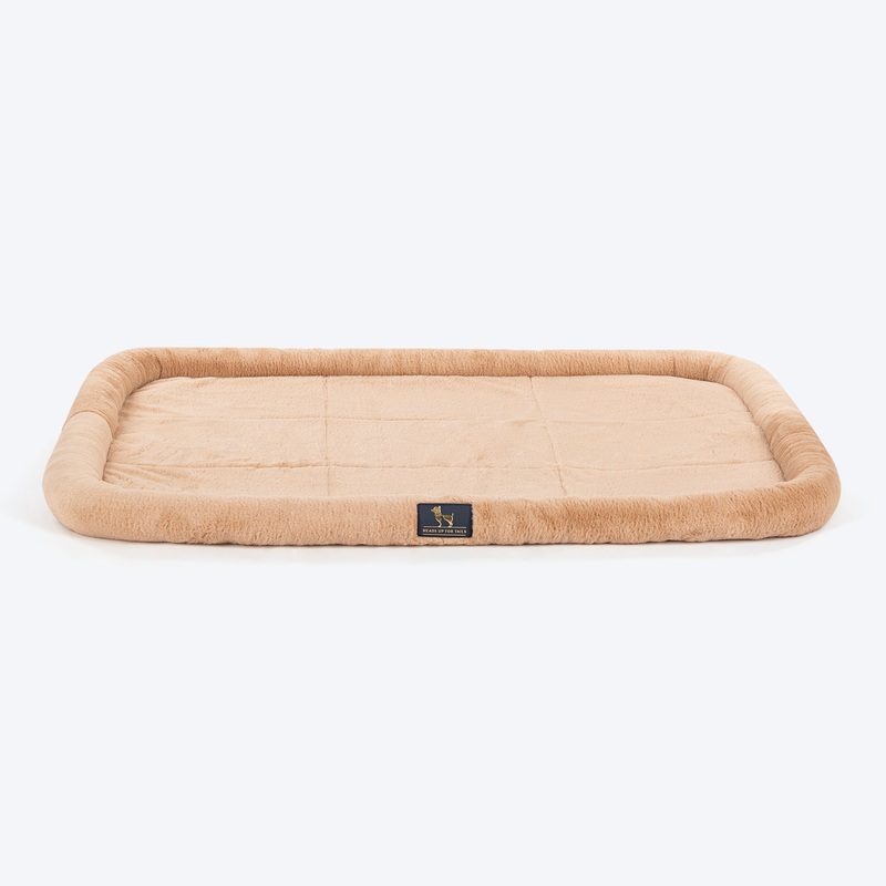 HUFT Fluffy Dreams Plush Mat For Dog & Cat – Beige