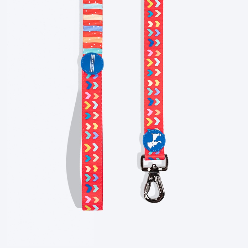 HUFT Heart to Heart Leash For Dog – Red
