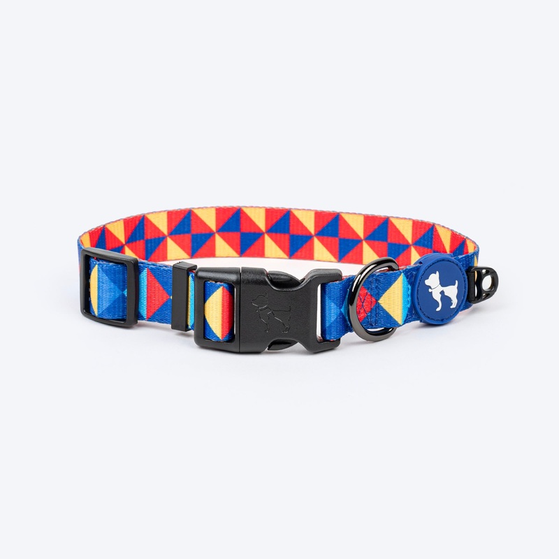 HUFT Prism Patterns Collar For Dog – Blue