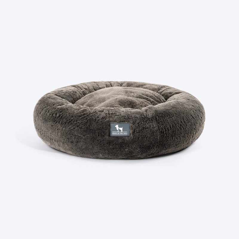 HUFT Snuggle Sphere Donut Bed For Dog & Cat – Grey