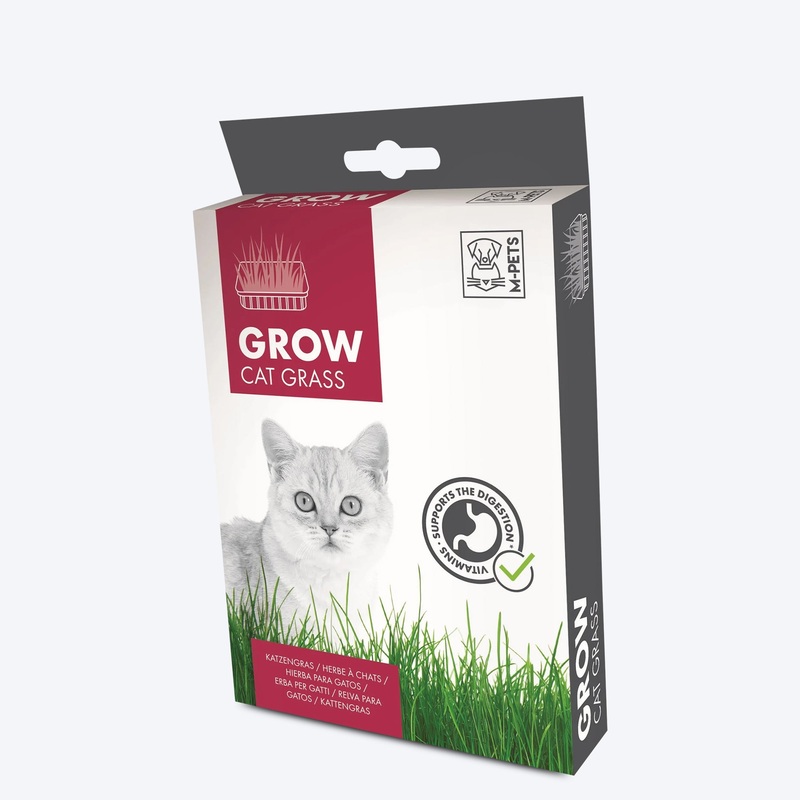 M-Pets Grow Cat Grass Treat with Vitamins – 70 g