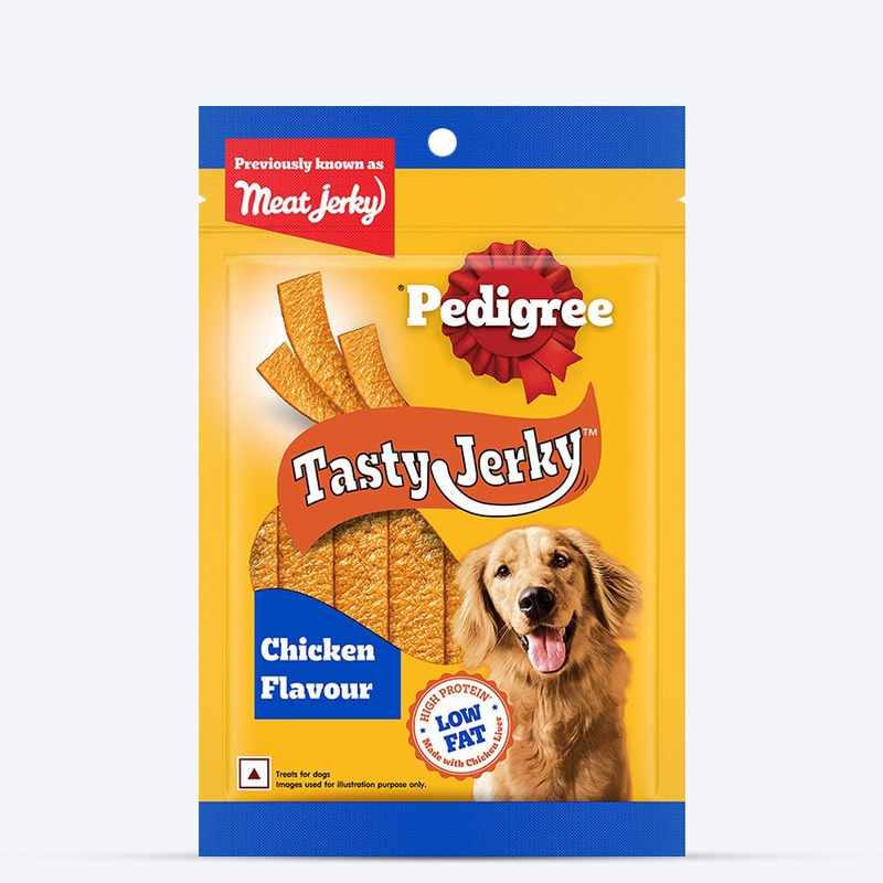 Pedigree Tasty Jerky Chicken Flavour Treat For Adult Dog – 70 g
