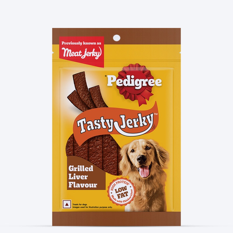 Pedigree Tasty Jerky Grilled Liver Treat For Adult Dog – 70 g