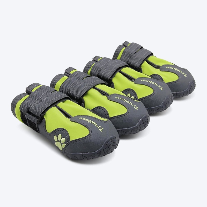 Truelove Anti-Slip Boots For Dog – Neon Yellow (Set of 4)