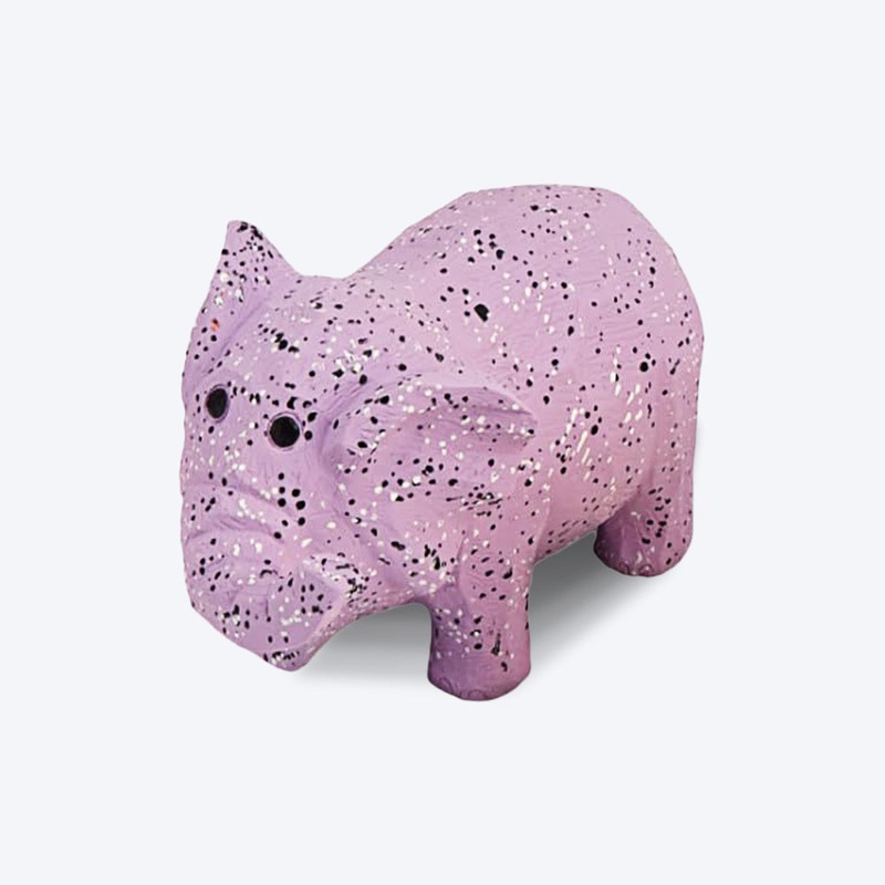 FOFOS Elephant Latex Squeaker Chew Toy For Dog – Purple