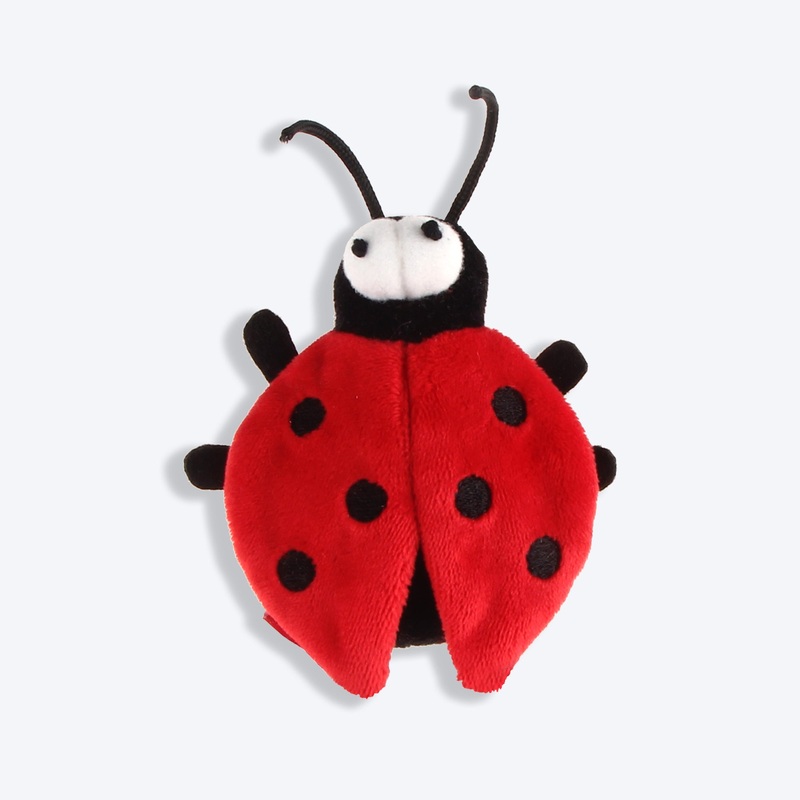 GiGwi Melody Chaser with Motion Activated Sound Chip Cat Toy- Beetle