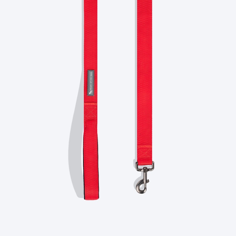 HUFT Basics Dog Leash – Crimson Red