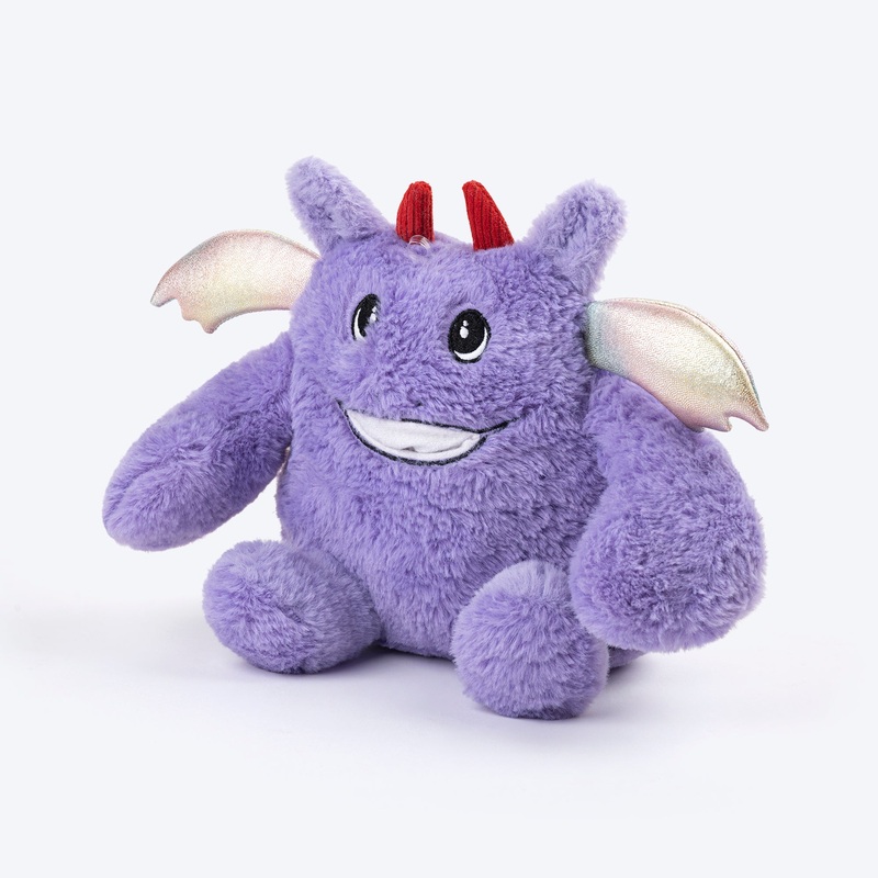 HUFT Purply-Boo With Squeaky Cuddle Plush Toy For Dog – Purple