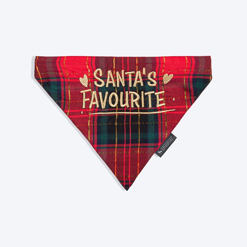 HUFT Santa’s Favourite Bandana For Dog – Red