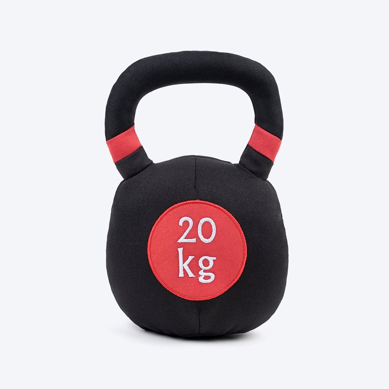 HUFT Wagweights Squeaker Plush Toy For Dog – Black