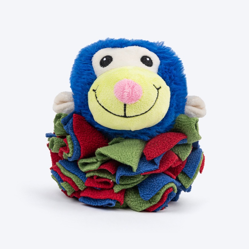 TLC Snuffle Monkey Squeaky Plush Toy For Dog – Multicolor