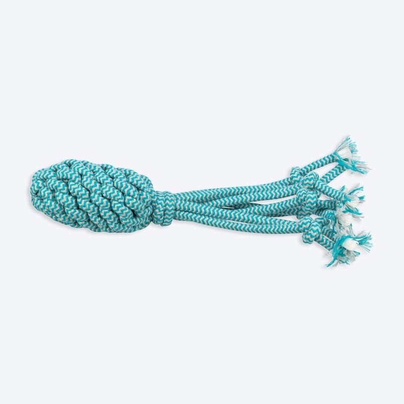 Trixie Octopus With Sound Rope Toy For Dog – Blue – 35 cm