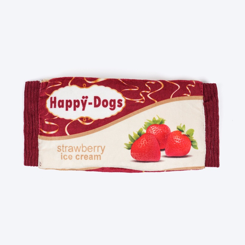 HUFT Berrylicious Crinkly Toy For Dog – Brown