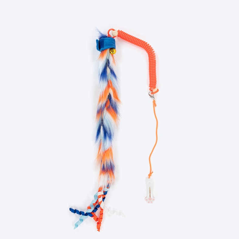 HUFT Fuzzy Tales Teaser Toy For Cat – Multicolor