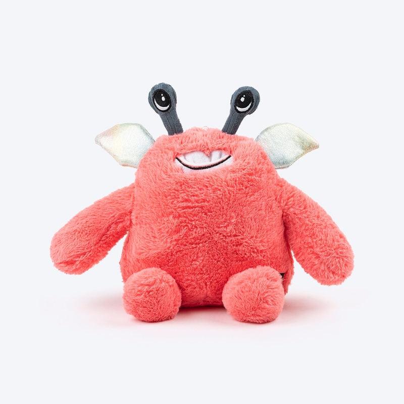 HUFT Pinka-Boo Squeaky Cuddle Plush Toy For Dog – Pink