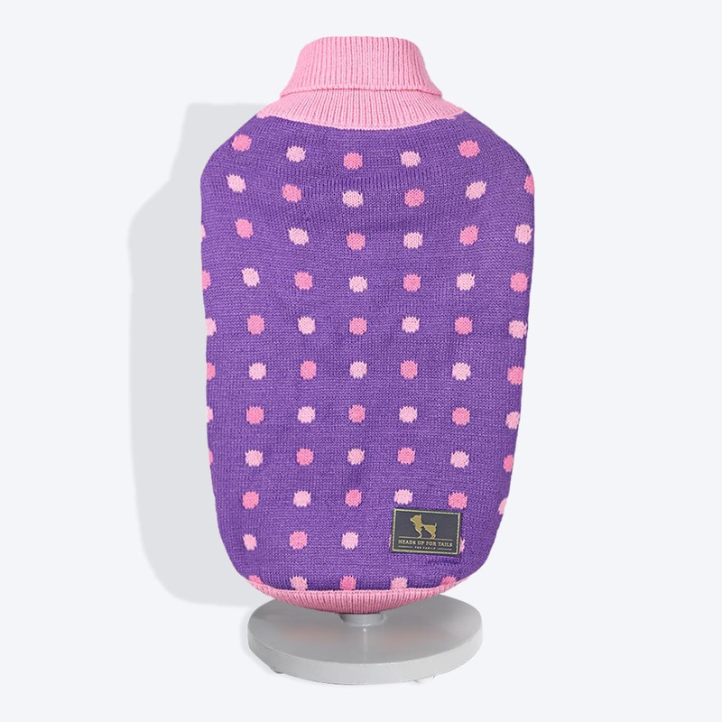 HUFT Polka Cat Sweater – Dotted Purple