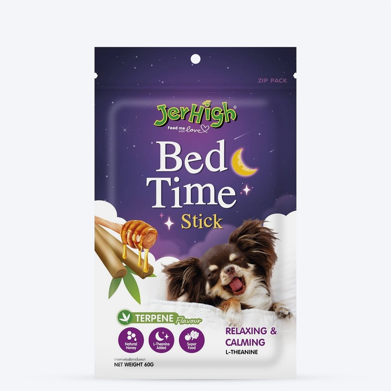 JerHigh Bed Time Stick Dog Treats – 60 g