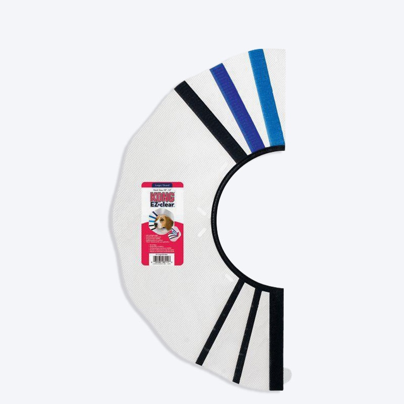 KONG EZ Clear Dog Collar|S|M