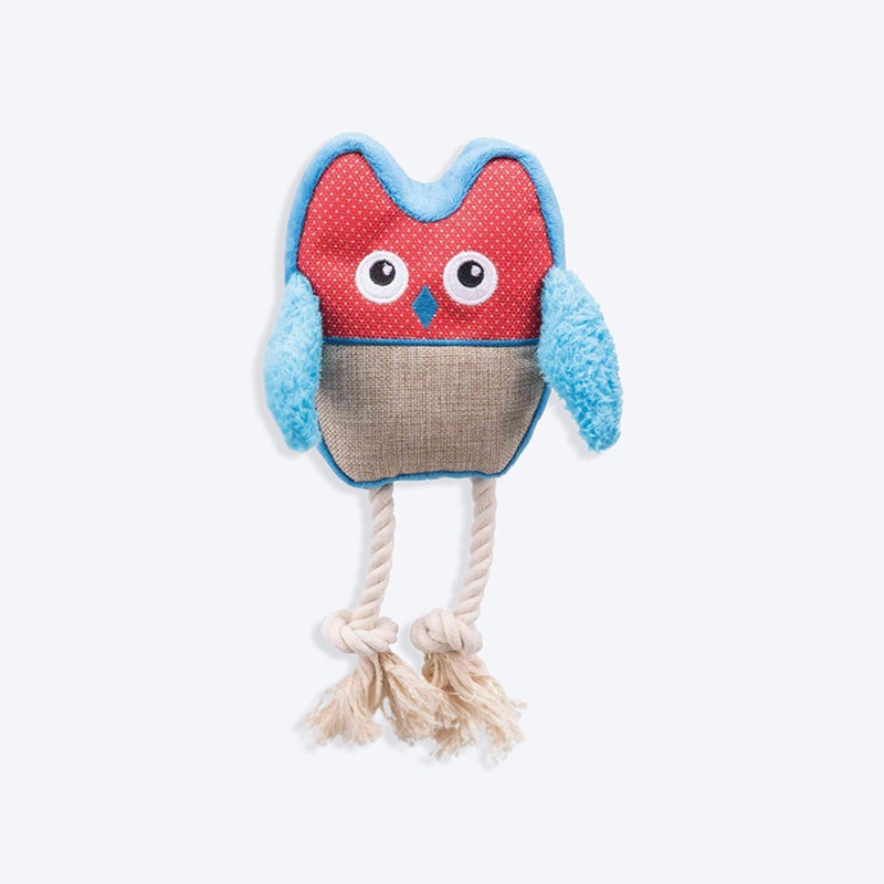 Trixie Owl Dog Plush Toy – Assorted – 24 cm